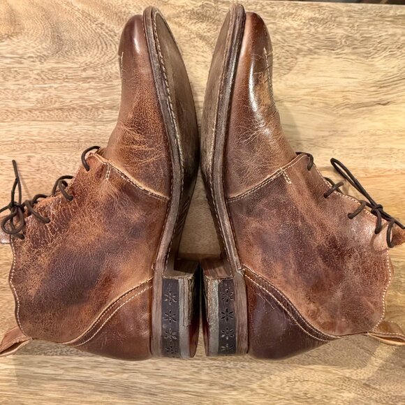🤎 Gorgeous Bed Stu Brown Leather Ankle Boots - Picture 6 of 13